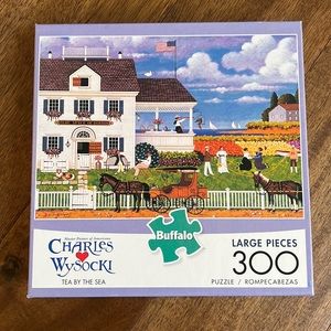 Buffalo Charles Wysocki Tea by the Sea 300 piece jigsaw puzzle